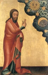 Die Erschaffung von Sonne, Mond und Sternen (Detail)